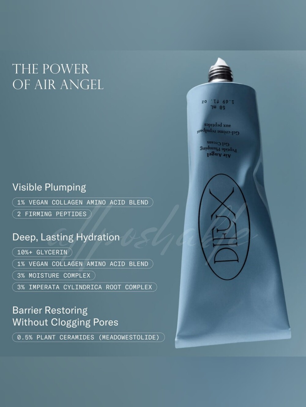 Dieux Air Angel Peptide Plumping Gel Cream